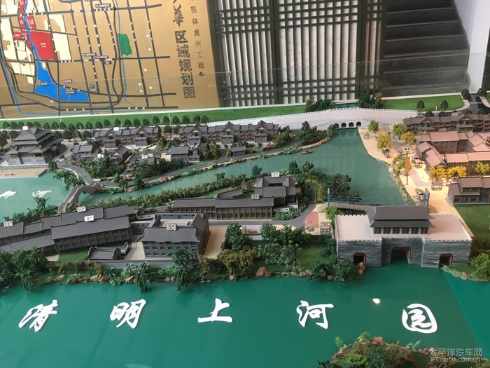 清明上河园的鸟瞰图,其实也不是很大啊!