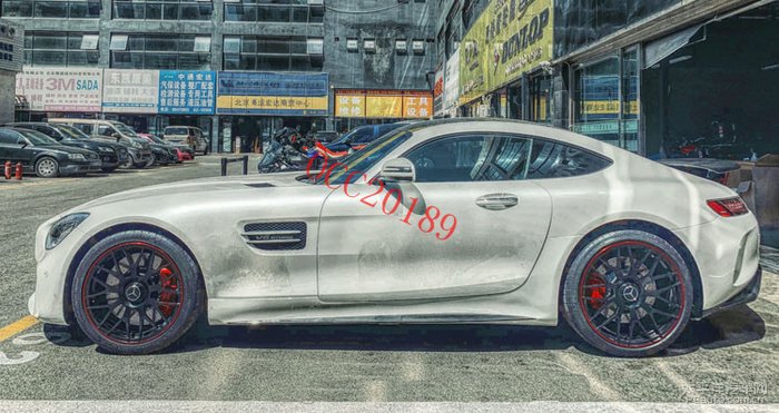 奔驰amg gt gts改装amg gtr包围 前杠中网 侧裙 后杠后唇 尾翼