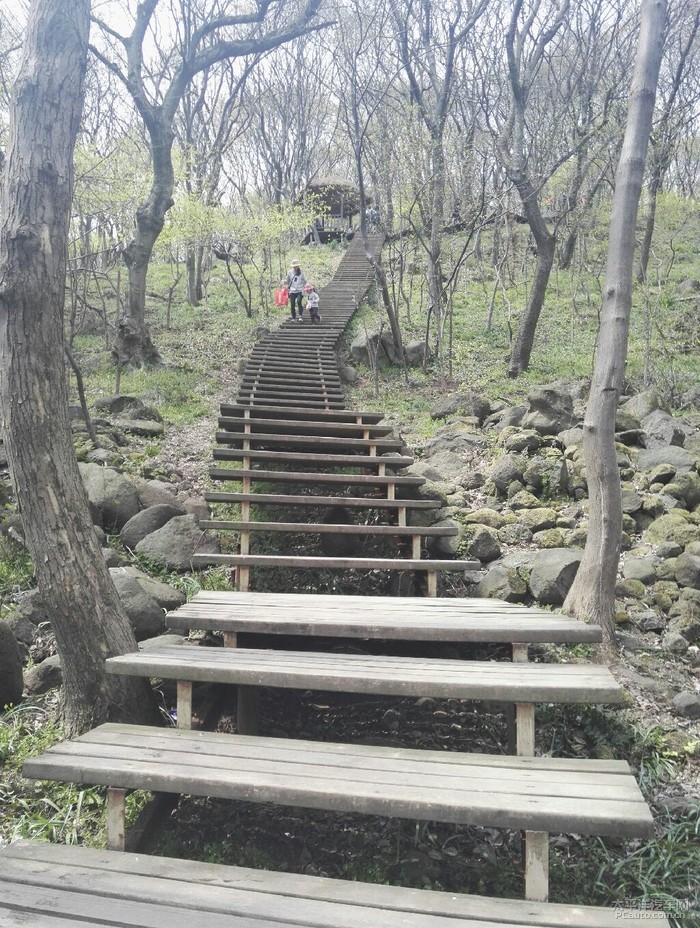 清明自驾游游览盱眙铁山寺国家森林公园