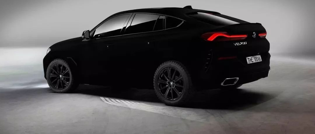 BMW推出汽車界史上最暗黑車型：Vantablack X6