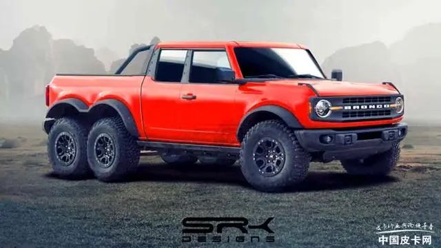 福特bronco 6x6皮卡假想图