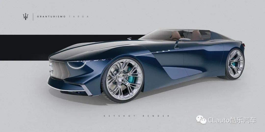 設計師款瑪莎拉蒂Gran Turismo Targa流出，MC20看起來略顯平庸 | 酷樂汽車