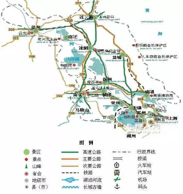 10.福建旅游地图