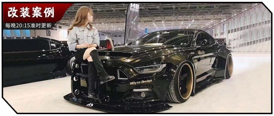 退伍軍人將Mustang打造成美式警車，車頭載著妹紙真是帥！