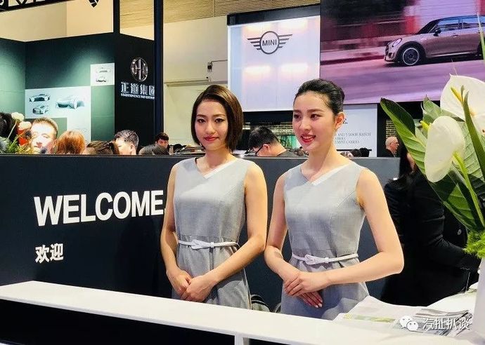 2018北京车展没有"车模",但有礼仪小姐姐啊!