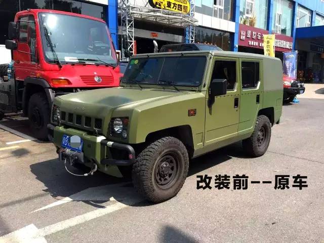 外国车主如何改装"勇士越野车"