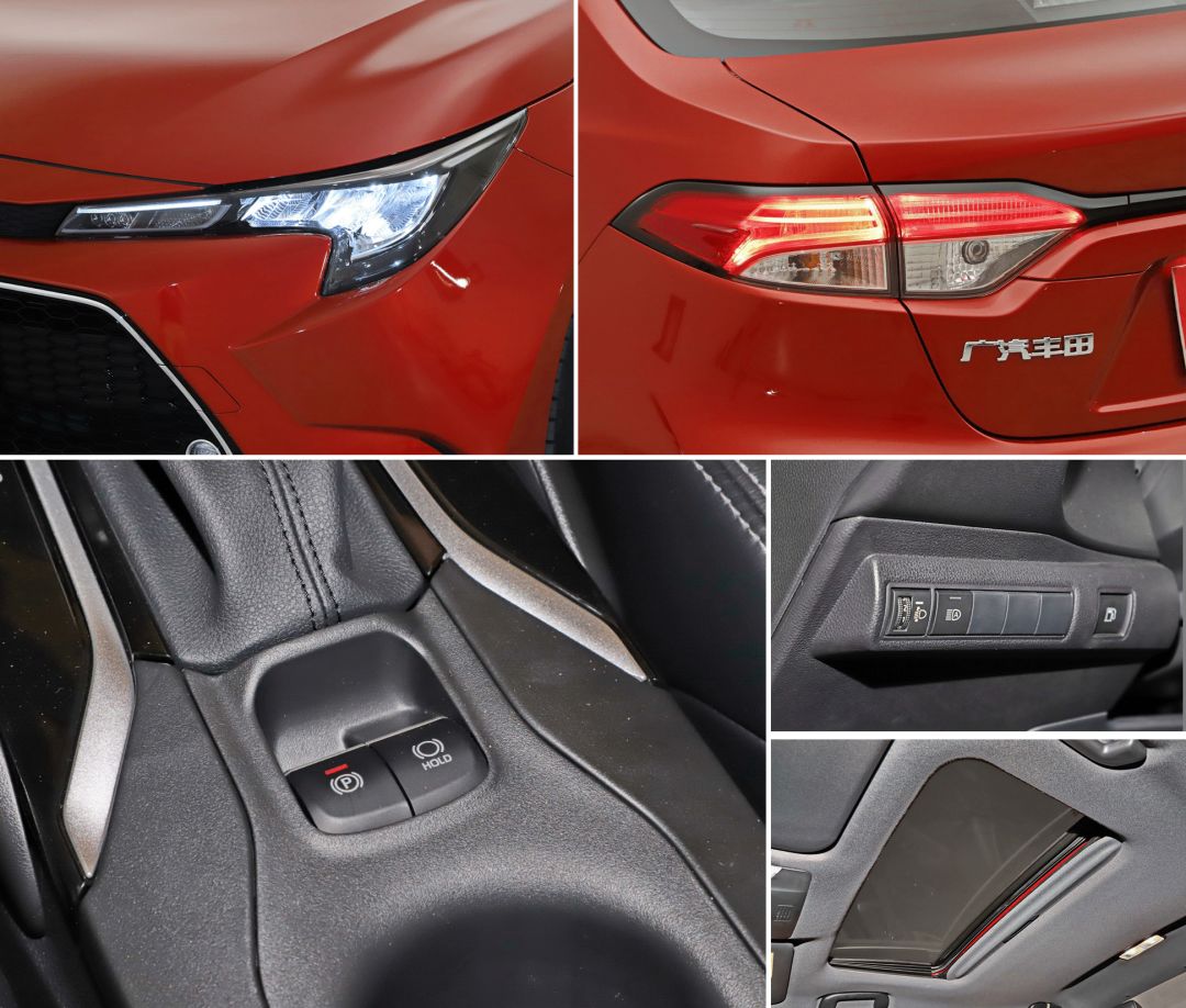 实拍车型:丰田雷凌 2019款 1.2t cvt(蓝色)/ 丰田雷凌 2019款 双擎 1.