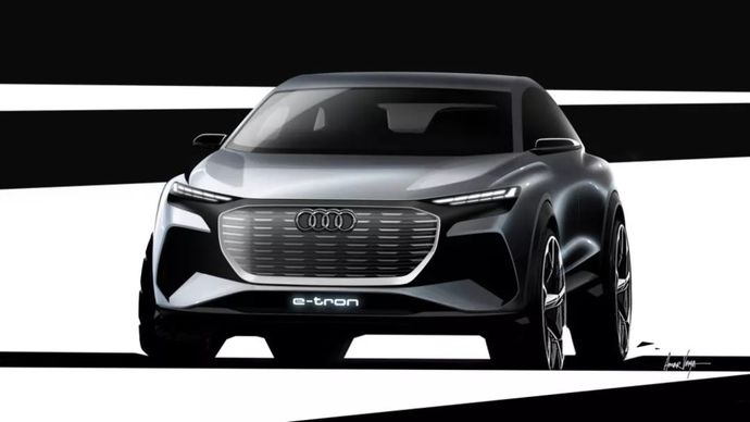 级电动suv车型,q4 e-tron的车身尺寸预计将与上一代奥迪q3大致相当,并