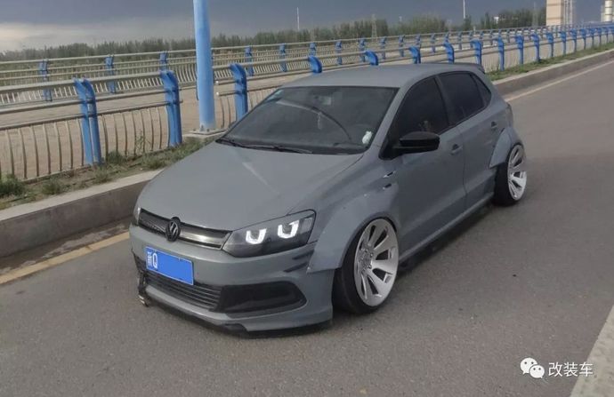 "买菜车"也可以有小钢炮的范,新疆车友大众polo改装案例!