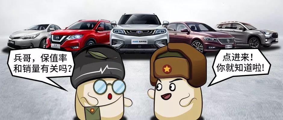 那些銷量榜上的熱門車型，你想知道它們的保值率嗎？