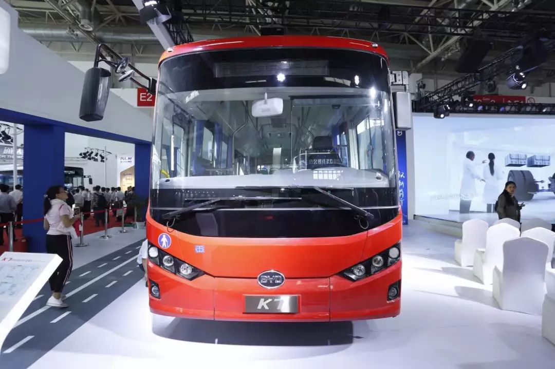 全新造型 比亚迪新款k7纯电动公交车产品解