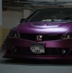 一台紫魔Honda Civic