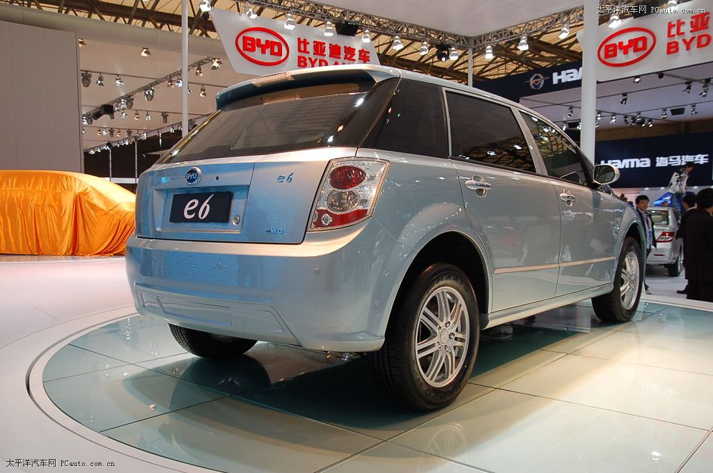 比亞迪e6車展高清大圖