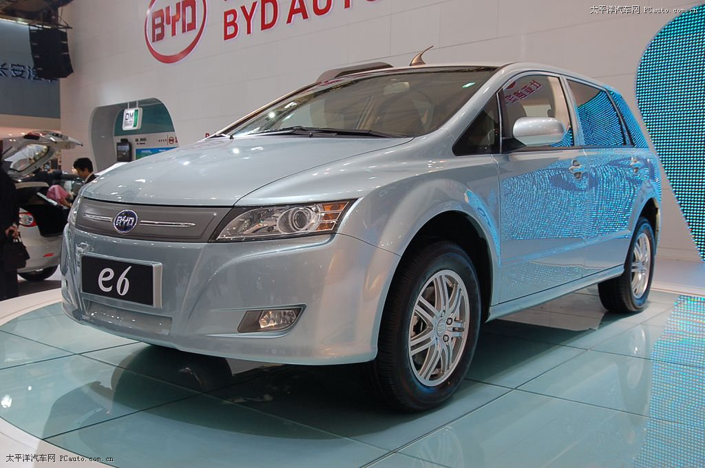 比亞迪e6車展高清大圖