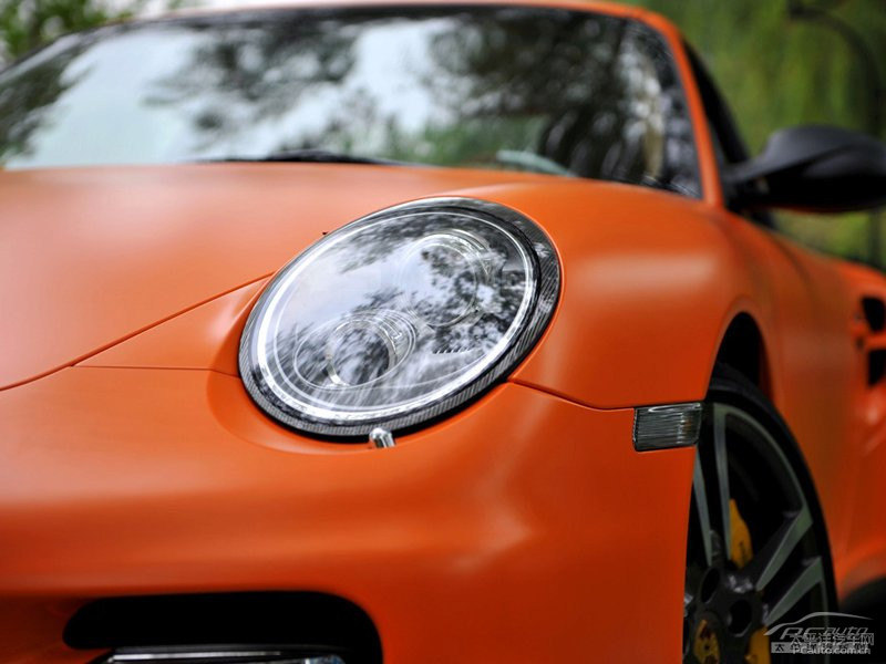 極速黃保時(shí)捷911車頭外觀圖片