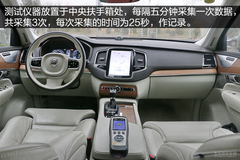 沃尔沃XC90车内空气测试