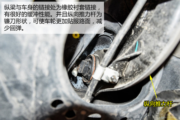 做工用料厚实 马自达阿特兹底盘实拍解析
