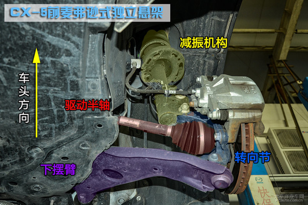 安全措施做足 长安马自达CX-5底盘实拍解析