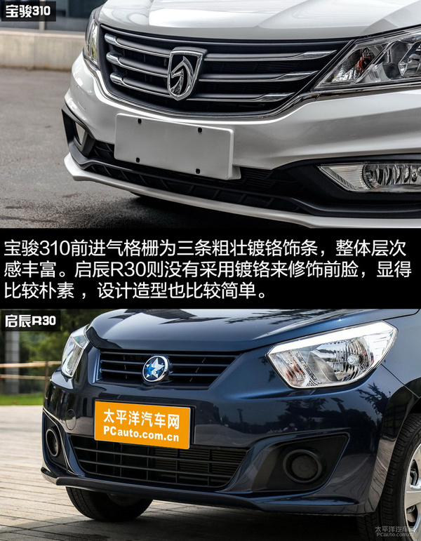 宝骏310对比启辰R30