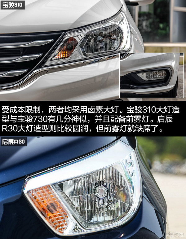 宝骏310对比启辰R30