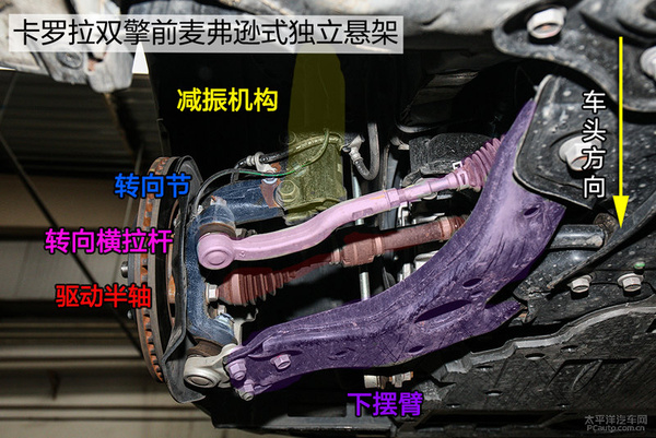 一汽丰田卡罗拉双擎底盘实拍解析