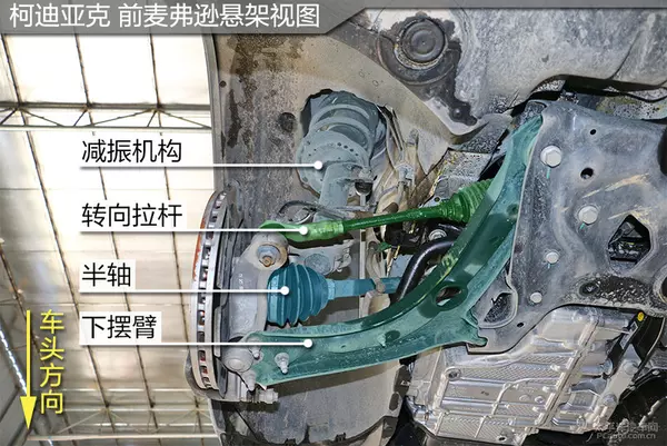 器大活好 斯柯达柯迪亚克底盘实拍解析