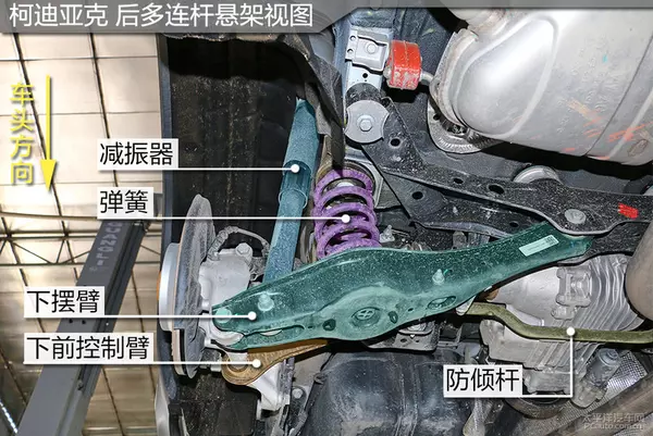 器大活好 斯柯达柯迪亚克底盘实拍解析