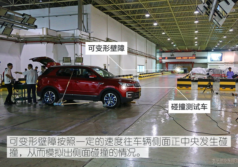 美国标准撞中国车 记长安CS55侧碰测试