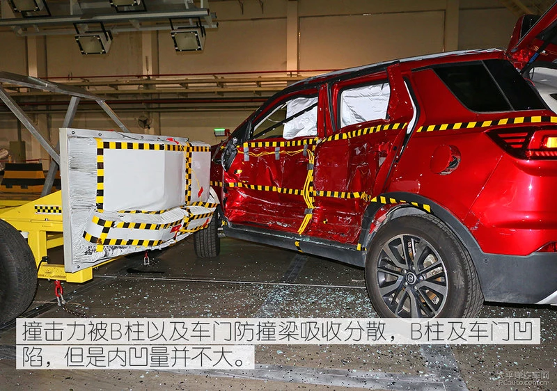 美国标准撞中国车 记长安CS55侧碰测试