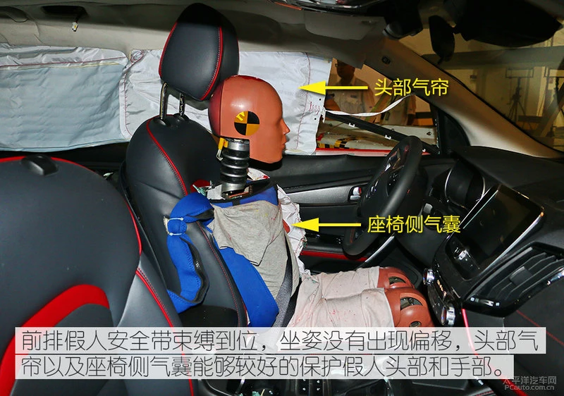 美国标准撞中国车 记长安CS55侧碰测试