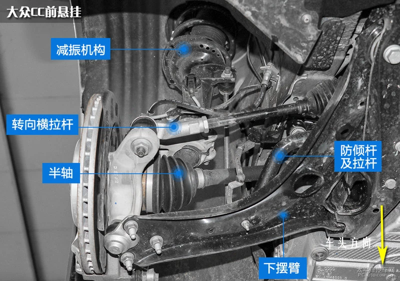 从PQ46到MQB的进化 新一代大众CC底盘解析