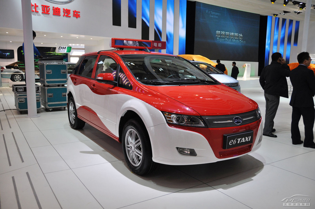 比亞迪e6車展高清大圖