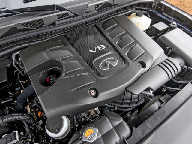 日系的猛犸象qx80,配56l v8引擎,车高192米和公交车齐平