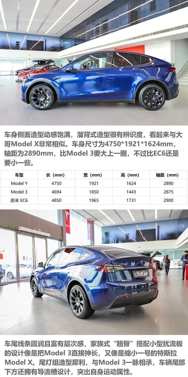 国产特斯拉model y静态解析