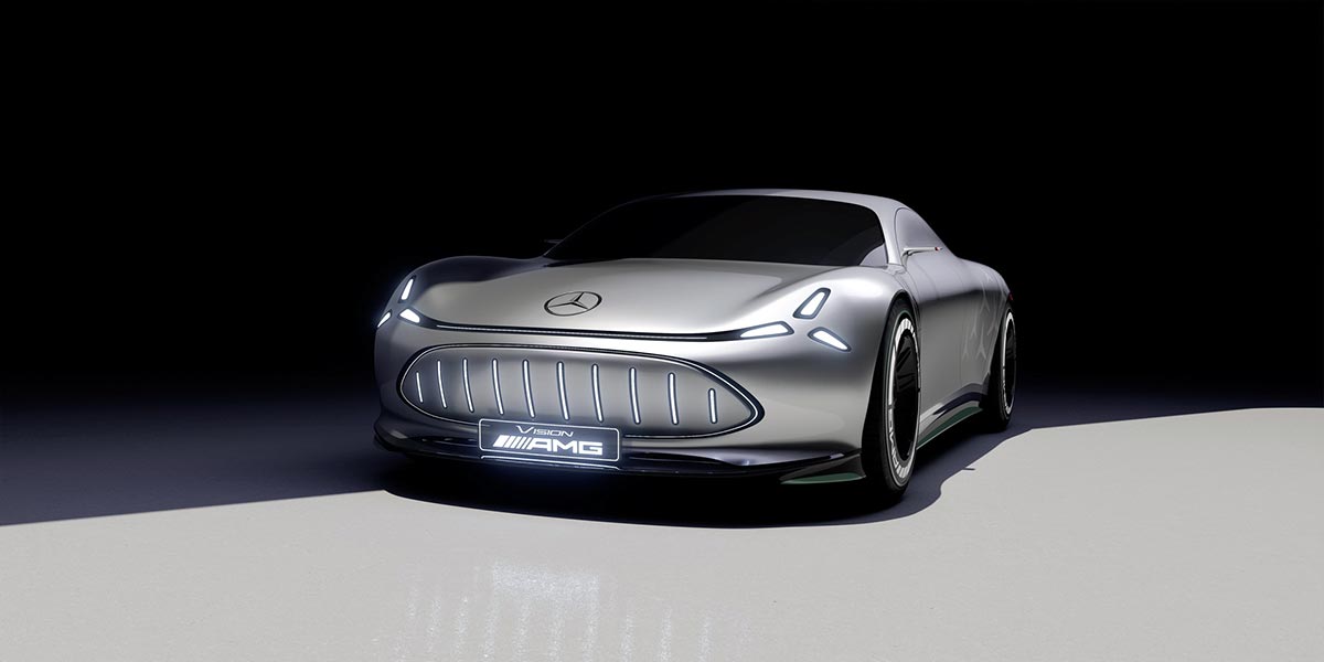 下一代奔馳電動車長這樣?梅賽德斯amg vision amg concept發佈!