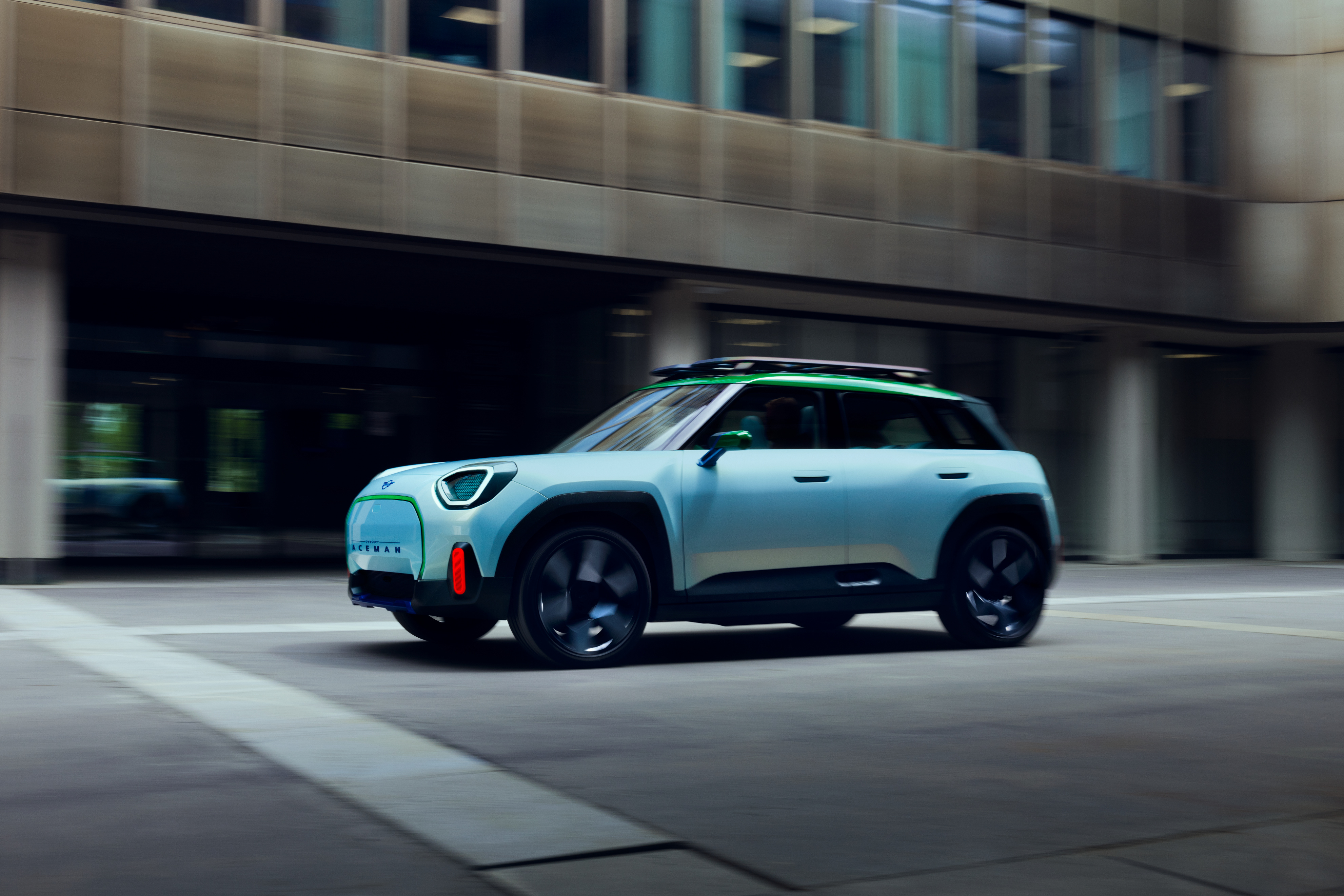 mini concept aceman纯电动都市跨界概念车全球首发