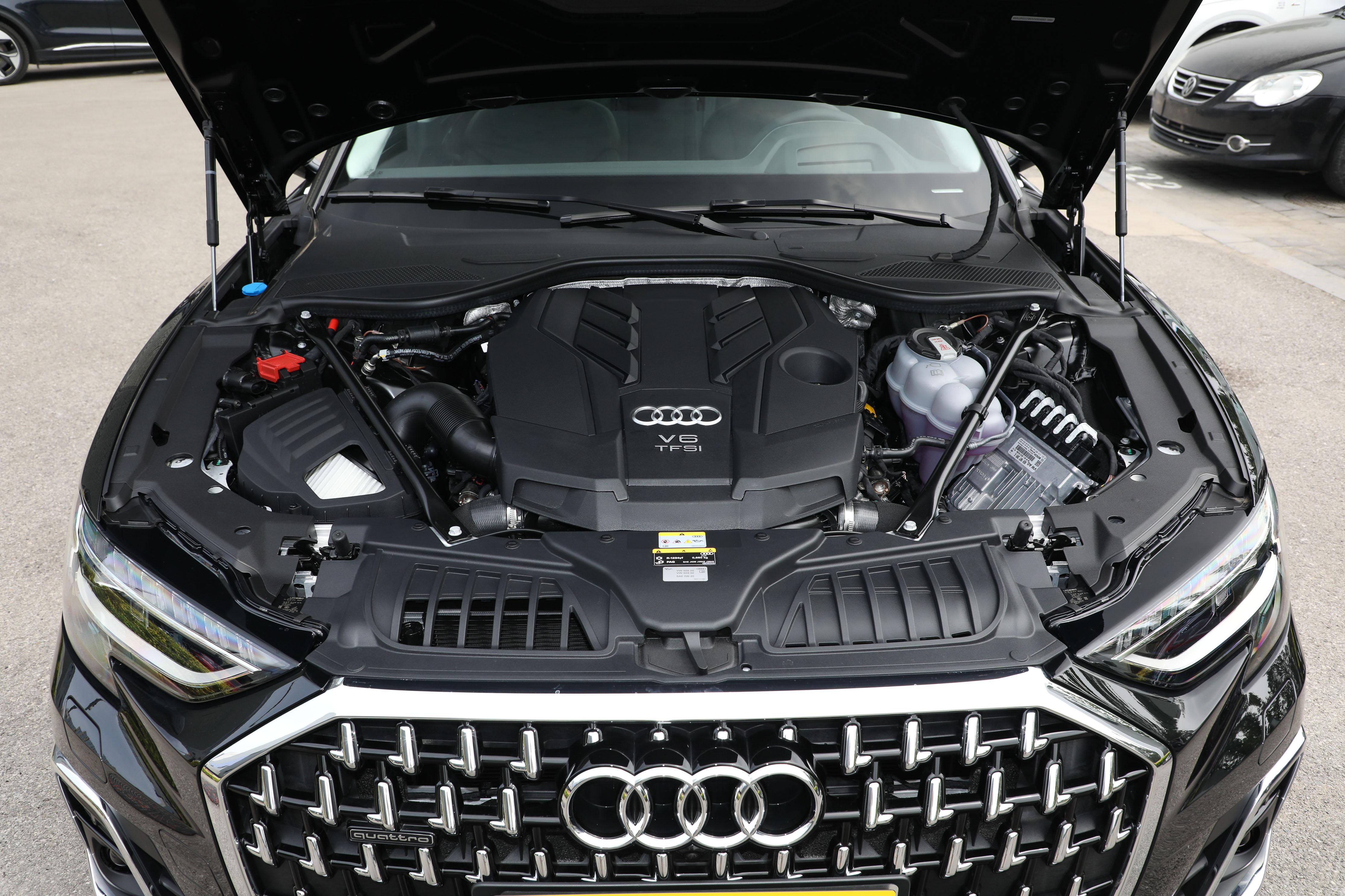 新款奧迪a8l 50 tfsi quattro與a8l 55 tfsi quattro繼續搭載3.