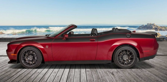 全新道奇dodge challenger敞篷版发布,配备4种车身配色
