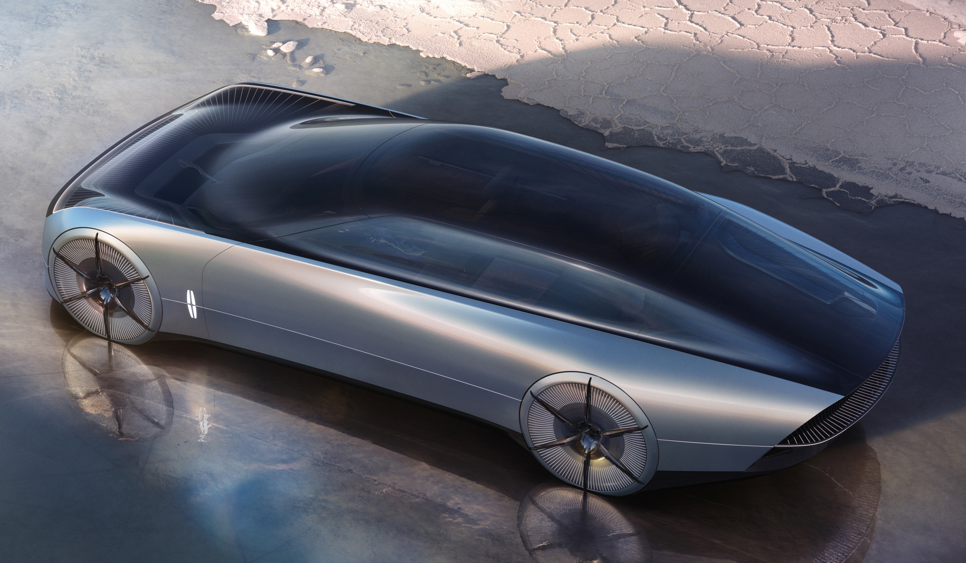 林肯model l100电动概念车发布,外观未来感十足