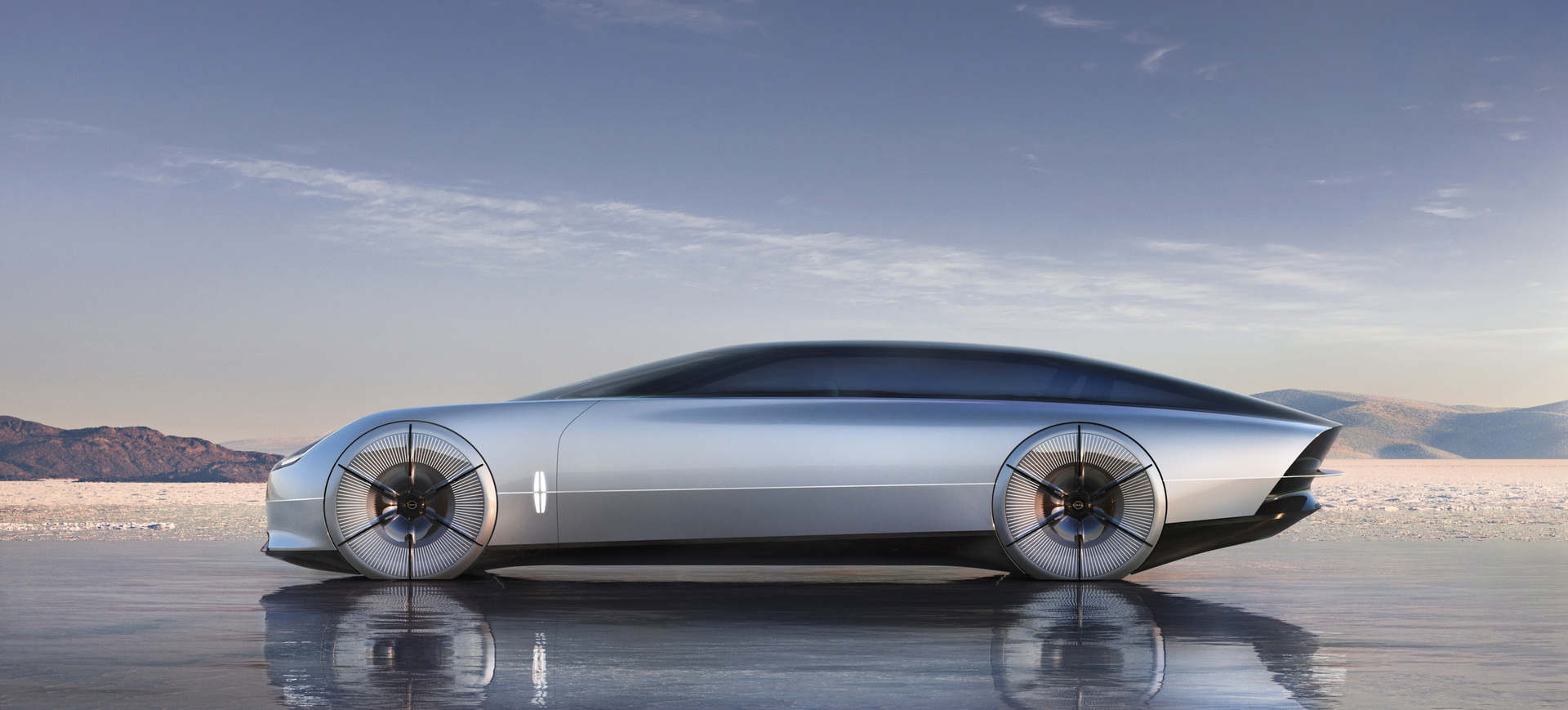林肯model l100电动概念车发布,外观未来感十足