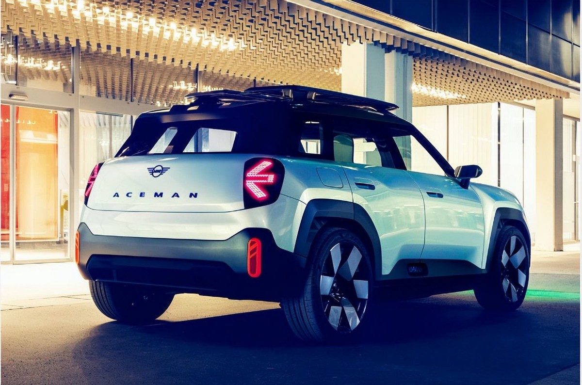 毛茸茸的mini concept aceman都市紧凑跨界概念车,践行可持续理念