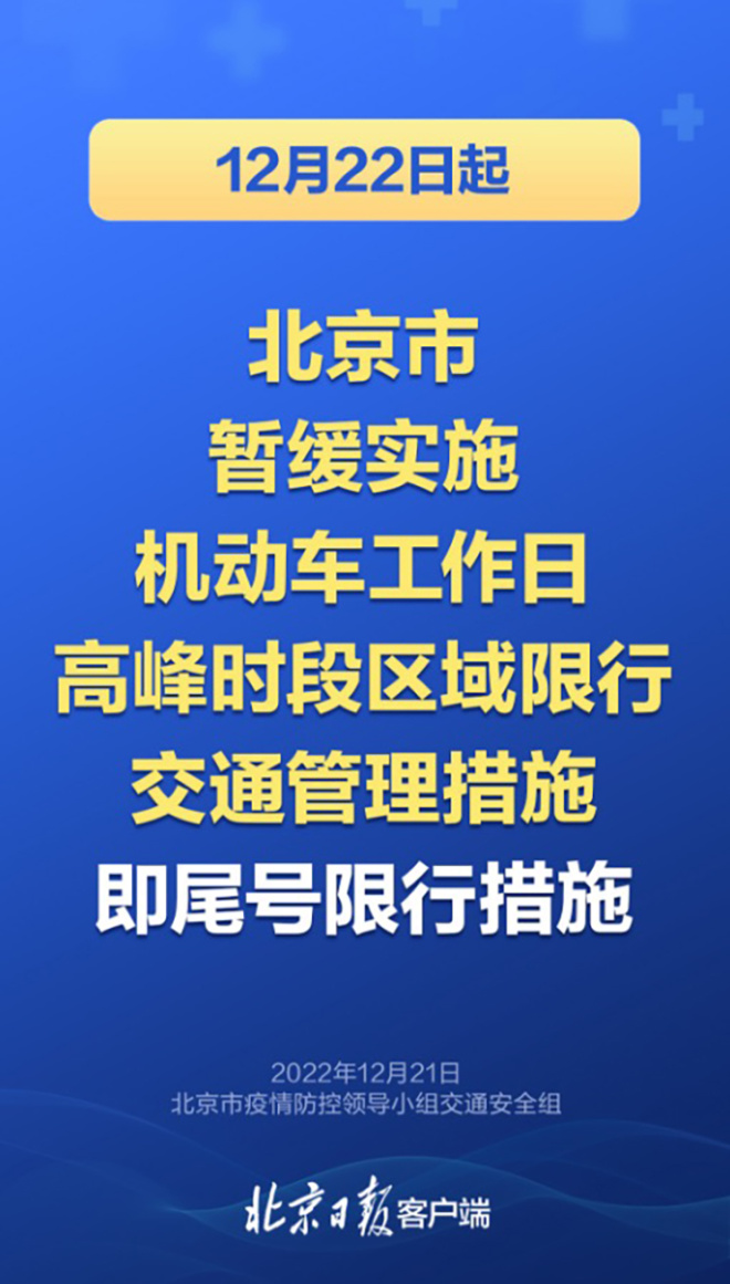 北京石家莊等多地今起暫緩機動車尾號限行|汽勢閃送