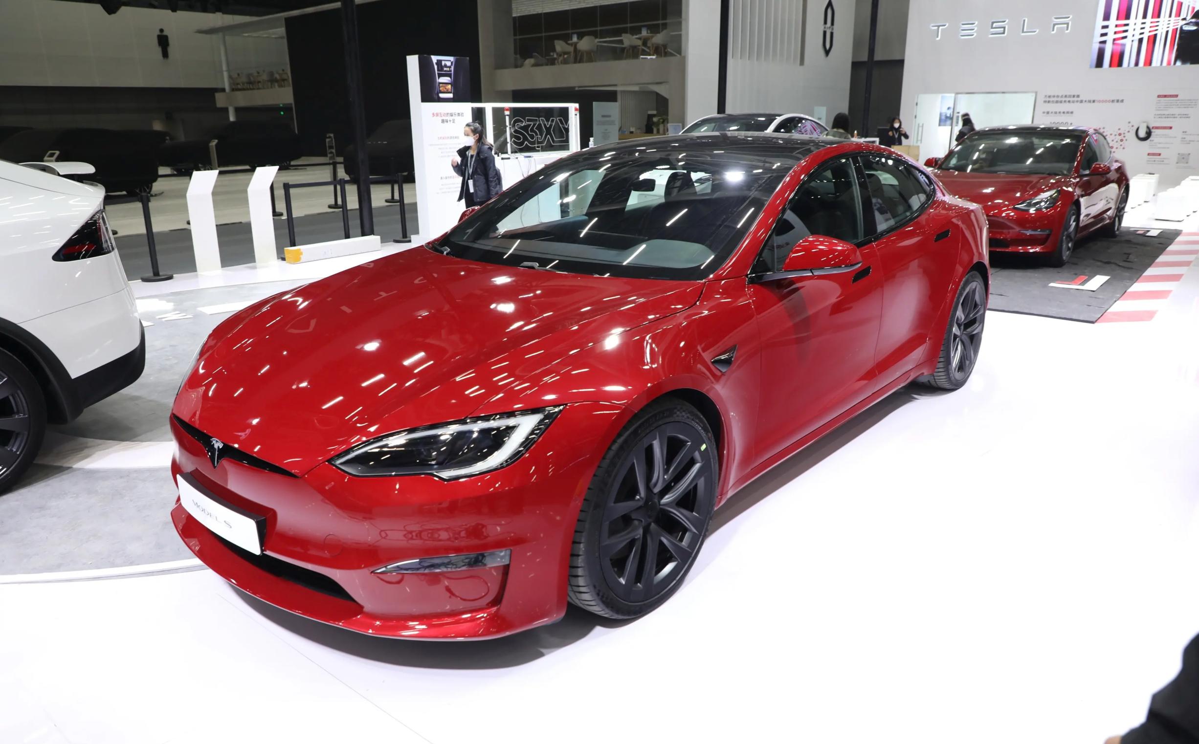 特斯拉model s/x plaid廣州車展亮相:1月6日公佈售價!明年交付?