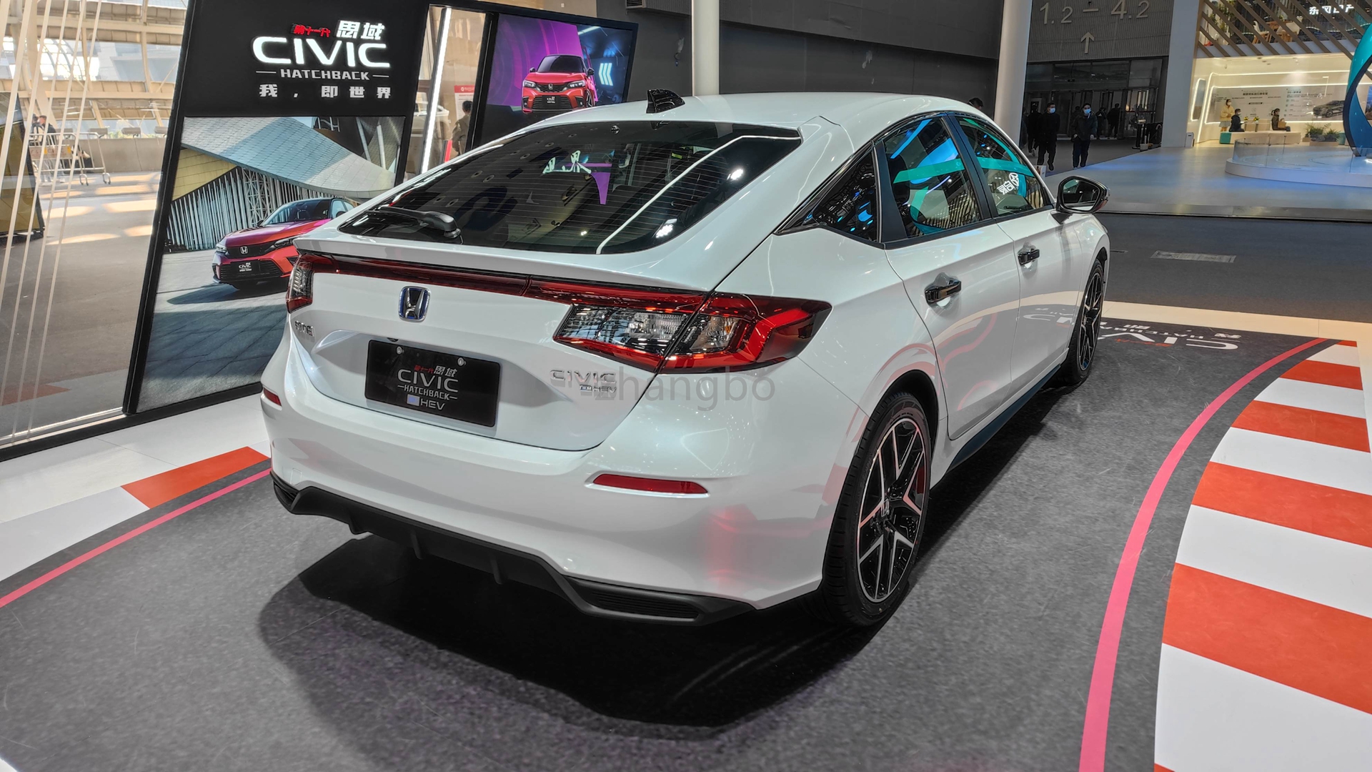 2022广州车展 本田思域hatchback 感觉比三厢版好看