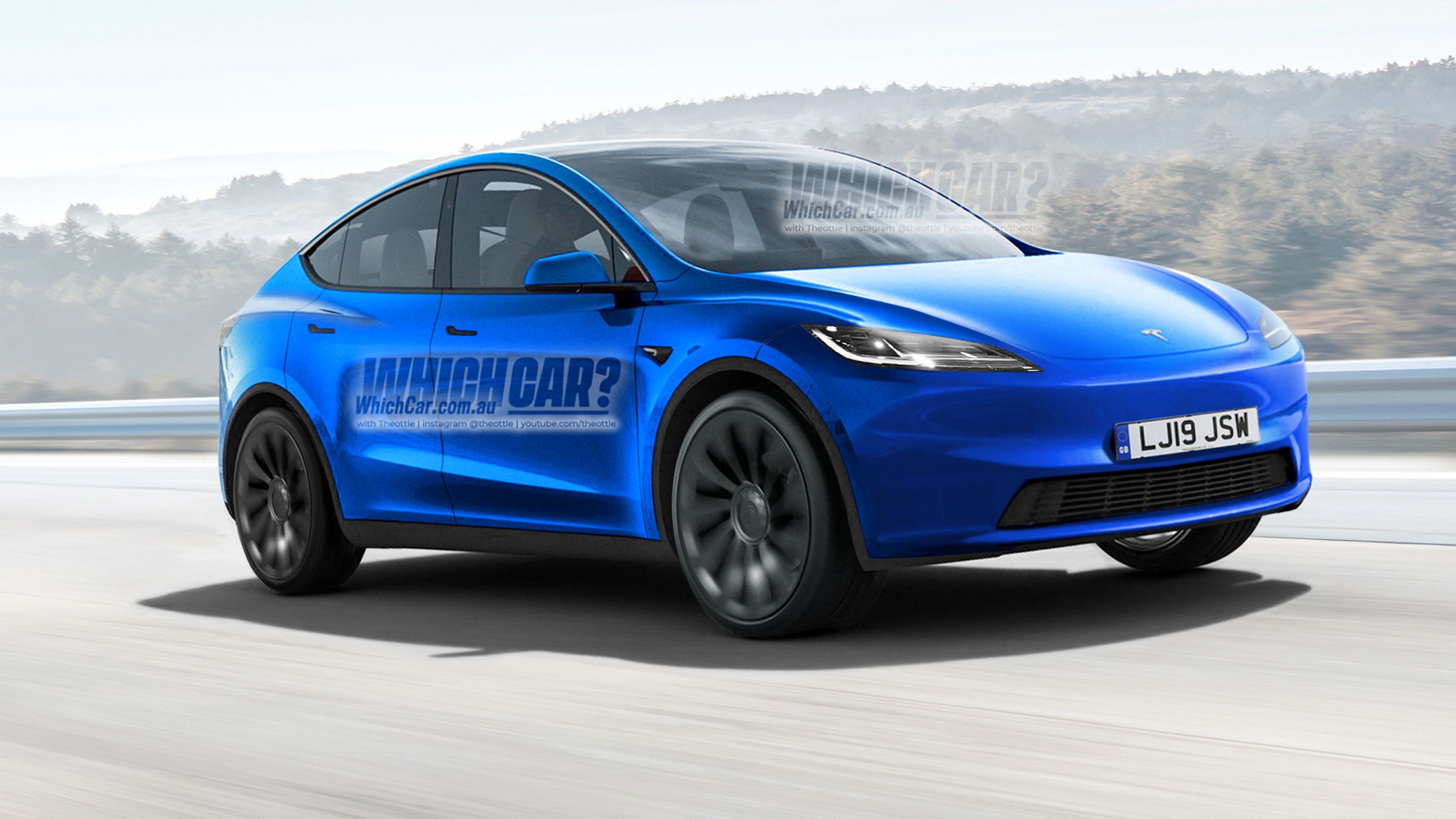 model y 新款图片