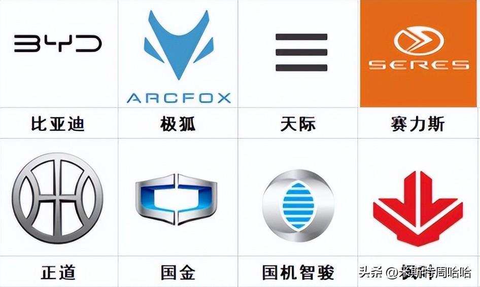 国产电动汽车品牌logo图片
