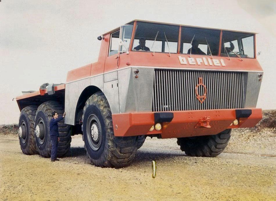 50年代berliet t100世界第一辆超重型卡车