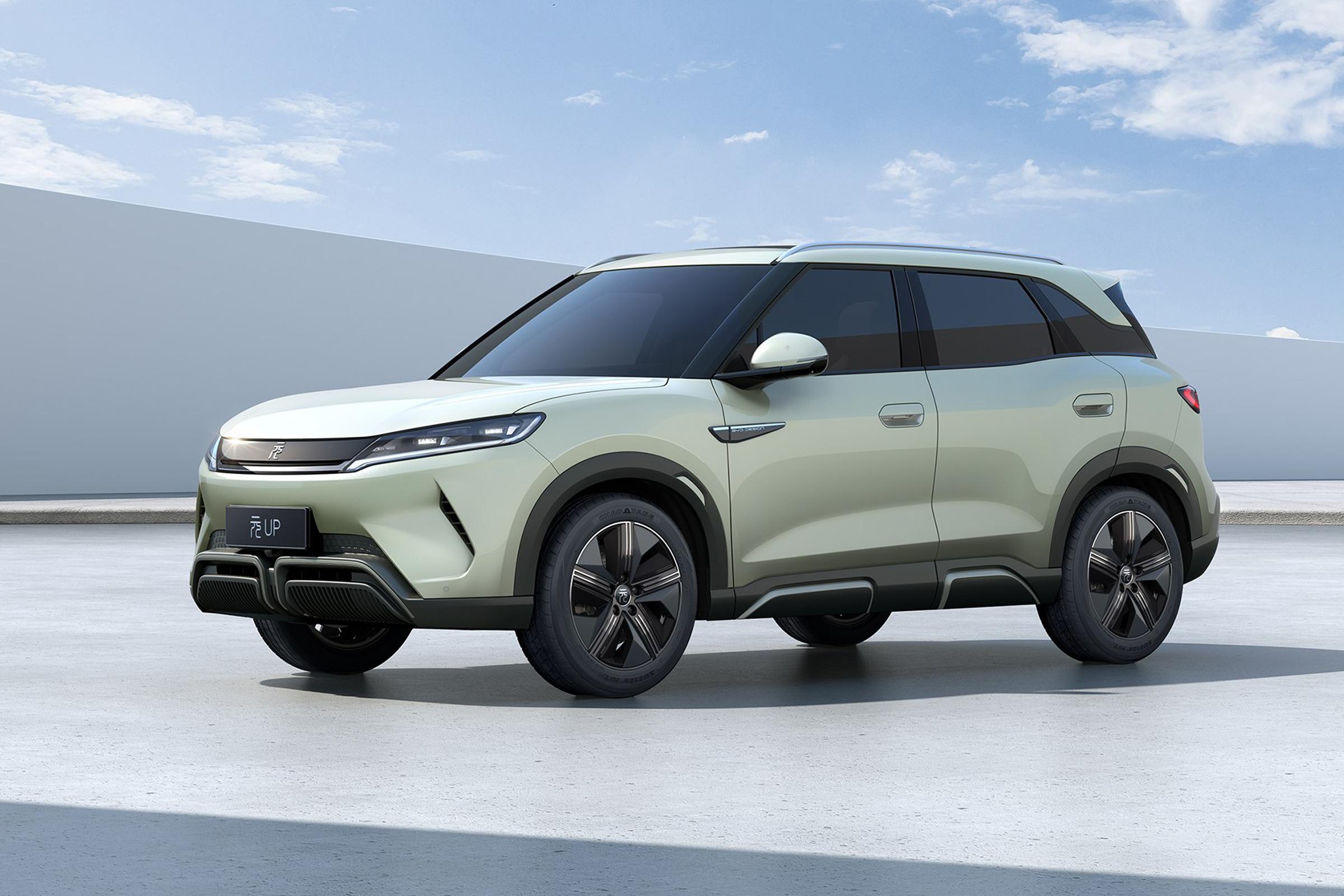 比亚迪元up官图发布,定位小型suv,3月份上市,元pro换代车型?