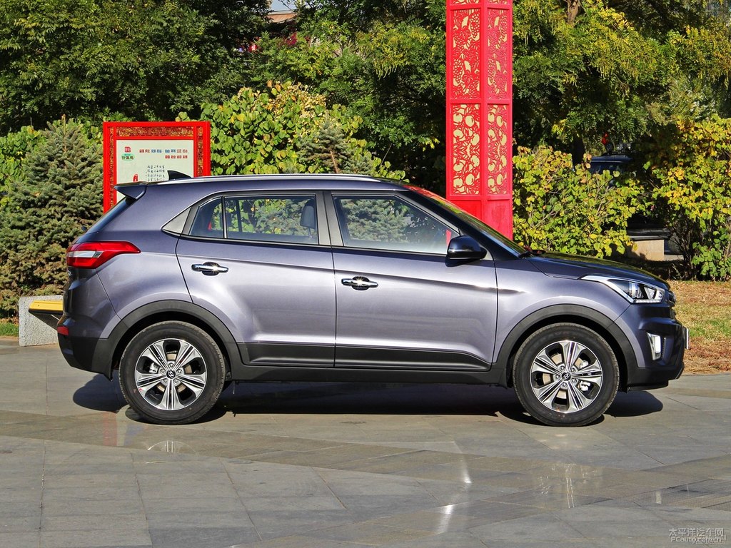 羅蘭紫北京現(xiàn)代ix25整車外觀外觀圖片