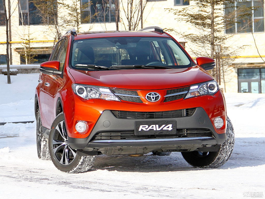 橙色RAV4榮放整車外觀外觀圖片